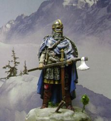 Sergio 'ente per ente' PALUMBO - Anglo- Saxon  Warrior in 54 mm. - vista centrale 1 